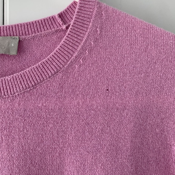 Everlane Crewneck Cashmere Sweater - Pink - Picture 4 of 6